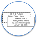 Maine Notary Seals